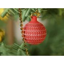 Wavy Christmas Ornament