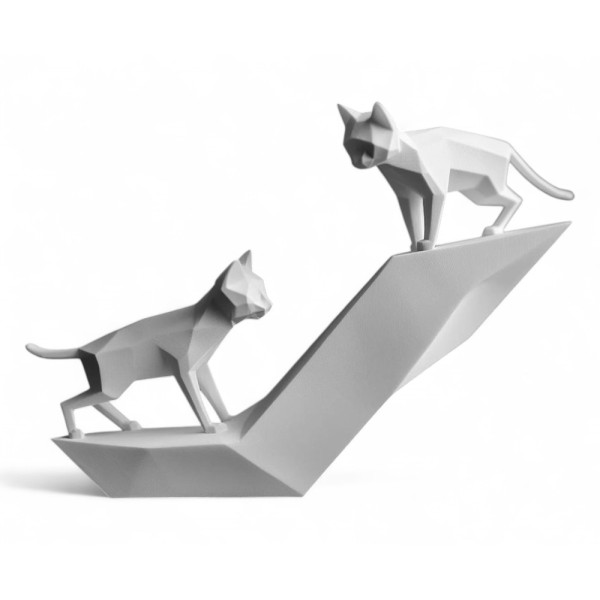 Playing Cats Sculpture