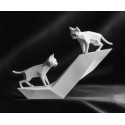 Playing Cats Sculpture