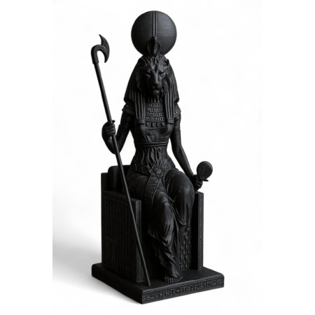 Seated Sekhmet Statu...